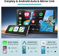 Hikity Android Autórádió Toyota RAV4 2013-2018 Wireless CarPlay GPS Navigáció 3