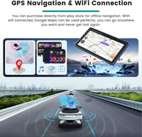 Hikity Android Autórádió Toyota RAV4 2013-2018 Wireless CarPlay GPS Navigáció 4