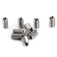 Hililand M4 x 0.7 mm - M6 x 1 mm Rozsdamentes Acél Menetes Szűkítő Anya Számítógépekhez, Lámpákhoz és Gépekhez - 10 db Csomag 8
