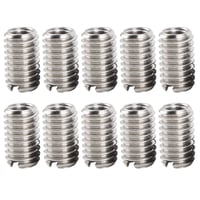 Hililand M4 x 0.7 mm - M6 x 1 mm Rozsdamentes Acél Menetes Szűkítő Anya Számítógépekhez, Lámpákhoz és Gépekhez - 10 db Csomag 1