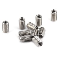Hililand M4 x 0.7 mm - M6 x 1 mm Rozsdamentes Acél Menetes Szűkítő Anya Számítógépekhez, Lámpákhoz és Gépekhez - 10 db Csomag 6