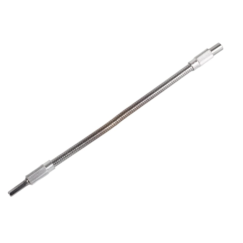 Hilitand 300 mm Magnetický Flexibilný Nadstavec na Skrutkovač - 1/4" Šesťhranné Uchytenie Bitov, 300° Ohybný Kovový Predlžovací Nástavec pre Ťažko Dostupná Miesta