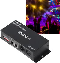 Hilitand DMX 512 LED vezérlő 4 csatornás RGBW szalag 12-24V 8
