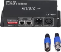 Hilitand DMX 512 LED vezérlő 4 csatornás RGBW szalag 12-24V 1