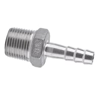 Hilitand Pneumatski priključak za cijev od nehrđajućeg čelika - 3/8" x 8mm BSPT navojni spoj crijeva SS304 - Brza spojnica za zrak, gorivo i vodu 1