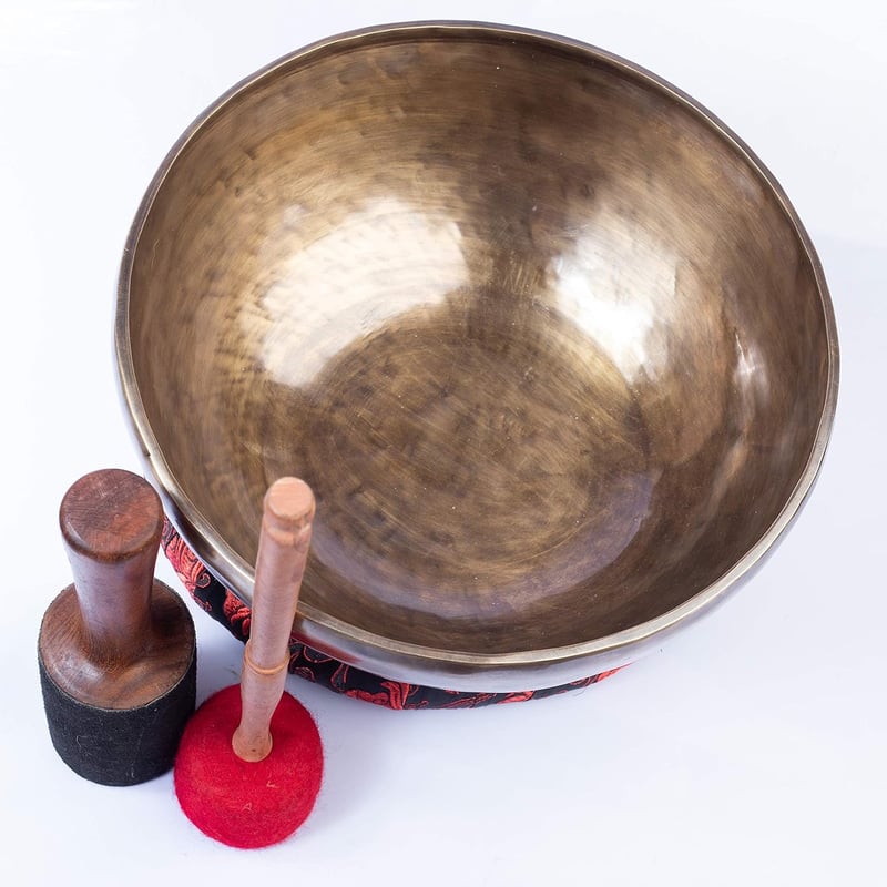 Himalayan Bazaar 9" Tibeti Éneklő Tál Szett - Gyógyító Chakra Meditáció Jóga