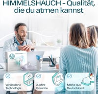 HIMMELSHAUCH MEDICAL Ultrahangos Inhalátor - Csendes Porlasztó Felnőtteknek és Gyermekeknek, Maszk Szettel, Kompakt Méretű, Hordozható 6