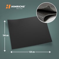Protišmyková gumová rohož do auta Hinrichs 120x100 cm – strihateľná rohož do kufra, vodeodolná podložka na zachytávanie nečistôt pod prepravku pre psa 2