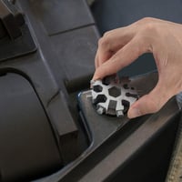 Hinshark 18-az-1-ben Hópehely Multitool - Rozsdamentes Acél Zsebszerszám Kulcstartóval, Csavarhúzó Olló Síppal 8