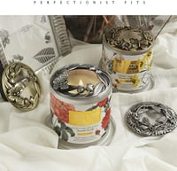 Hion fém gyertyafedél egyenletes olvadáshoz, több stílusban, karácsonyi dekoráció - Bessere Qualität, Silver --- Pine Cone 5