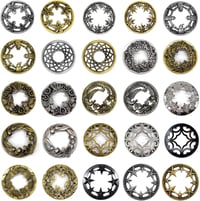 Hion fém gyertyafedél egyenletes olvadáshoz, több stílusban, karácsonyi dekoráció - Bessere Qualität, Silver --- Pine Cone 7
