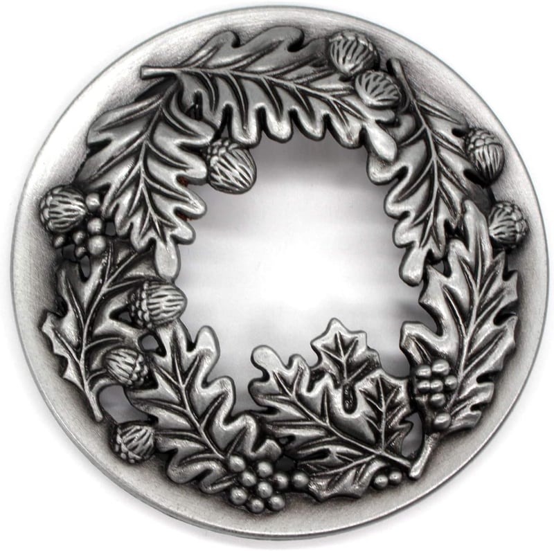 Hion fém gyertyafedél egyenletes olvadáshoz, több stílusban, karácsonyi dekoráció - Bessere Qualität, Silver --- Pine Cone