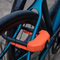 Hiplok DX Uniszex Shackle Lakat Kerékpárhoz - Schließbereich: 15cm x 8.5cm, Orange 3