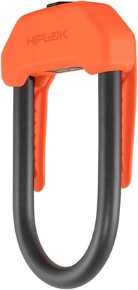 Hiplok DX Uniszex Shackle Lakat Kerékpárhoz - Schließbereich: 15cm x 8.5cm, Orange 1