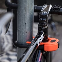 Hiplok DX Uniszex Shackle Lakat Kerékpárhoz - Schließbereich: 15cm x 8.5cm, Orange 2