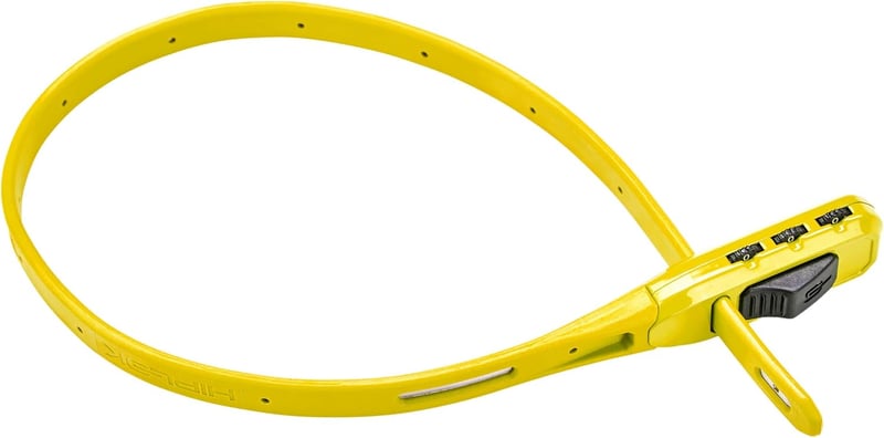 Hiplok Z Lok Combo biztonsági zár uniszex kerékpárlakat - 40 cm, Yellow, Z Lok Combo
