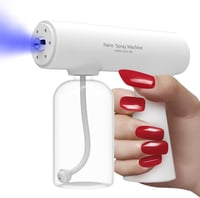 Hipoten Elektromos Fertőtlenítő Spray 380ml - Újratölthető Nano Párásító Készülék Kék Fénnyel, Vezeték Nélküli ULV Porlasztó Otthoni és Kült 1