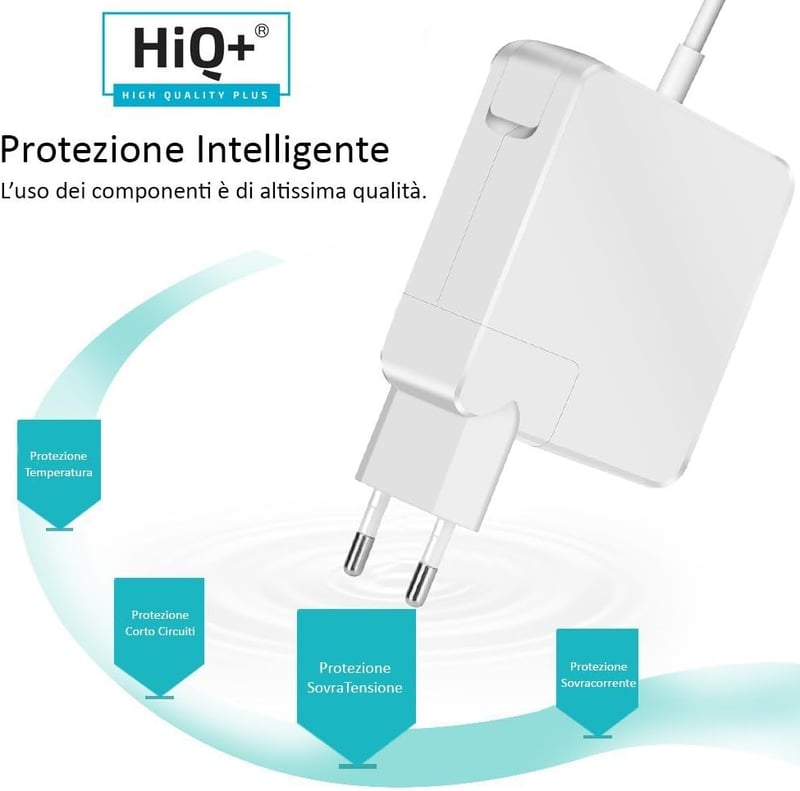 HiQ+ 45W Power Bank Mag1L mágneses csatlakozóval MacBook Air 11" 13"