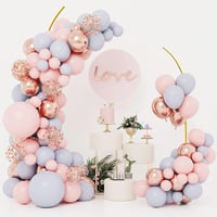 HIQE-FL 2m x 2.4m Esküvői Virágívek Fém Ballon Arch Kerti Dekoráció 5