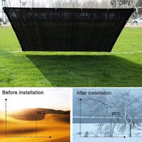 HIQE-FL 3x6m UV árnyékoló háló kert, üvegház, napvédelem 6