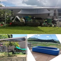 HIQE-FL 3x6m UV árnyékoló háló kert, üvegház, napvédelem 7