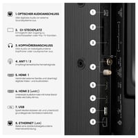 Hisense 40E4DS 40" 4K Smart TV – Hi-View AI Engine, 60Hz Game Mode, Dolby Audio, DTS Virtual:X, Natural Colour Enhancer 10