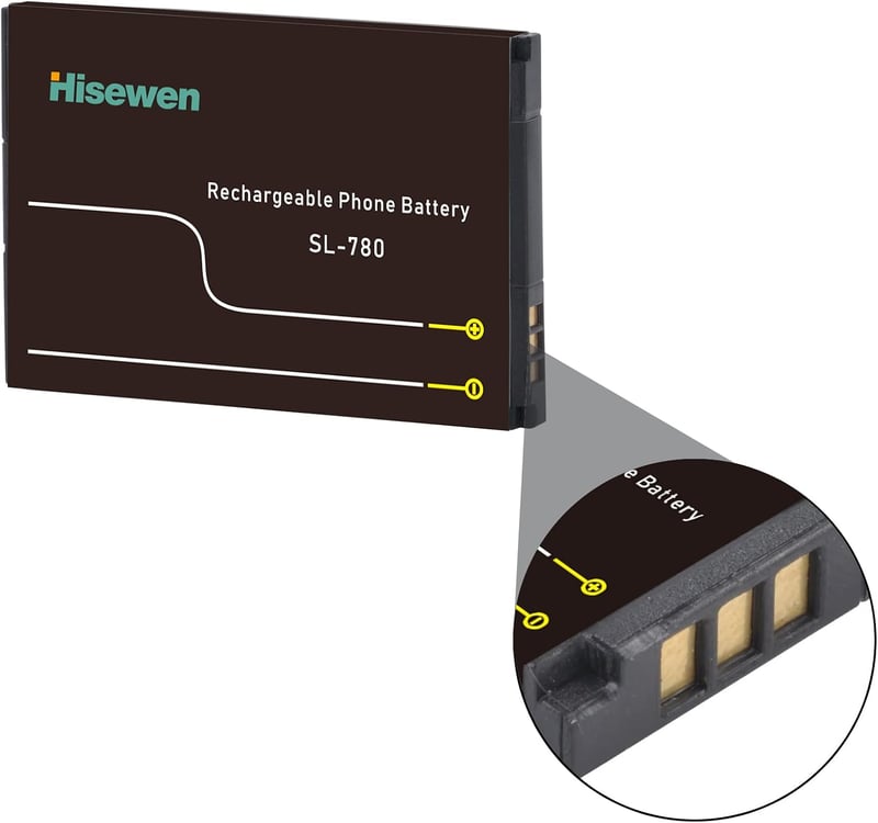 Hisewen 2 Darabos Akkumulátor Csomag Siemens Gigaset SL78H SL780 SL785 SL788 SL400 SL400A SL400H X656 Telekom A806 Telefonokhoz