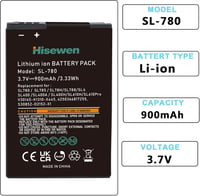 Hisewen 2 Darabos Akkumulátor Csomag Siemens Gigaset SL78H SL780 SL785 SL788 SL400 SL400A SL400H X656 Telekom A806 Telefonokhoz 3