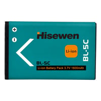 Hisewen BL-5C Baterija 3.7V 2 Komada za Nokia Telefone i Radio Uređaje Punjiva Baterija 2