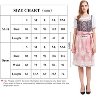 Hislovy Dirndl 5 részes Oktoberfest jelmez szett női midi ruha 7