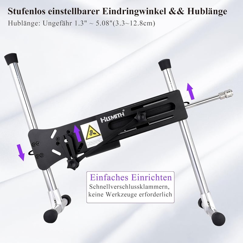HISMITH Premium szexgép vezetékes dildo-val felnőtt intim géphez