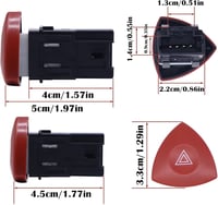 HISports Veszélyjelzés Kapcsoló Vauxhall Vivaro Renault Espace MK IV 2001-2010 3