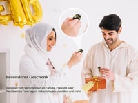 Inel Digital Inteligent Hitopin Tasbih cu Contor – Inel Musulman de Rugăciune Tasbeeh, Negru, 18 mm 7