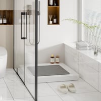 Covoraș de baie antiderapant HITSLAM 60x60 cm, covoraș cu uscare rapidă pentru cadă 8