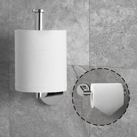 HITSLAM rozsdamentes fali wc papír tartó, krómozott fürdőszobai és konyhai toalettpapír tartó 4