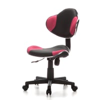 hjh OFFICE KIDDY GTI-2 dječja okretna stolica - sivo/ružičasta, ergonomska, podesiva po visini, uredska stolica za djecu i mlade 9