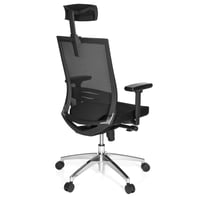 hjh OFFICE Porto MAX HIGH Ergonomikus Irodai Forgószék Szövet/Háló Fekete - GS Tanúsított, TÜV Süd Minősített Főnöki Szék 9
