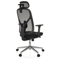 Scaun de birou ergonomic hjh OFFICE RALOO PRO, scaun rotativ cu spătar din plasă, cu tetieră și suport lombar reglabile, reglare a adâncimii șezutului, negru 8