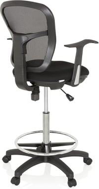 hjh OFFICE TOP WORK 108 Ergonomikus Forgószék Hálós Irodai Szék Magasságállítható - Black 6
