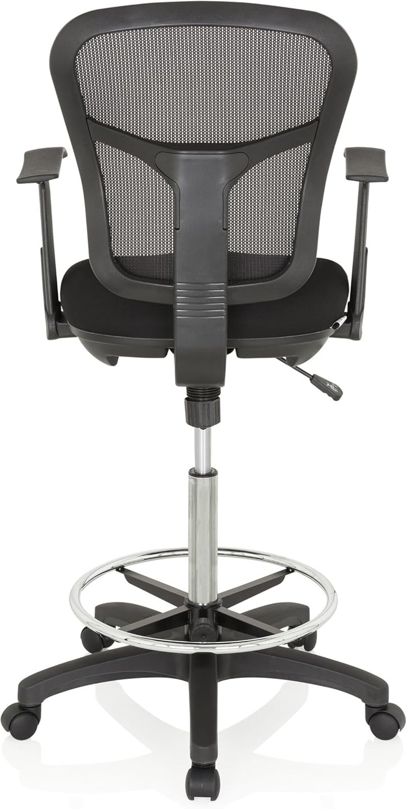 hjh OFFICE TOP WORK 108 Ergonomikus Forgószék Hálós Irodai Szék Magasságállítható - Black