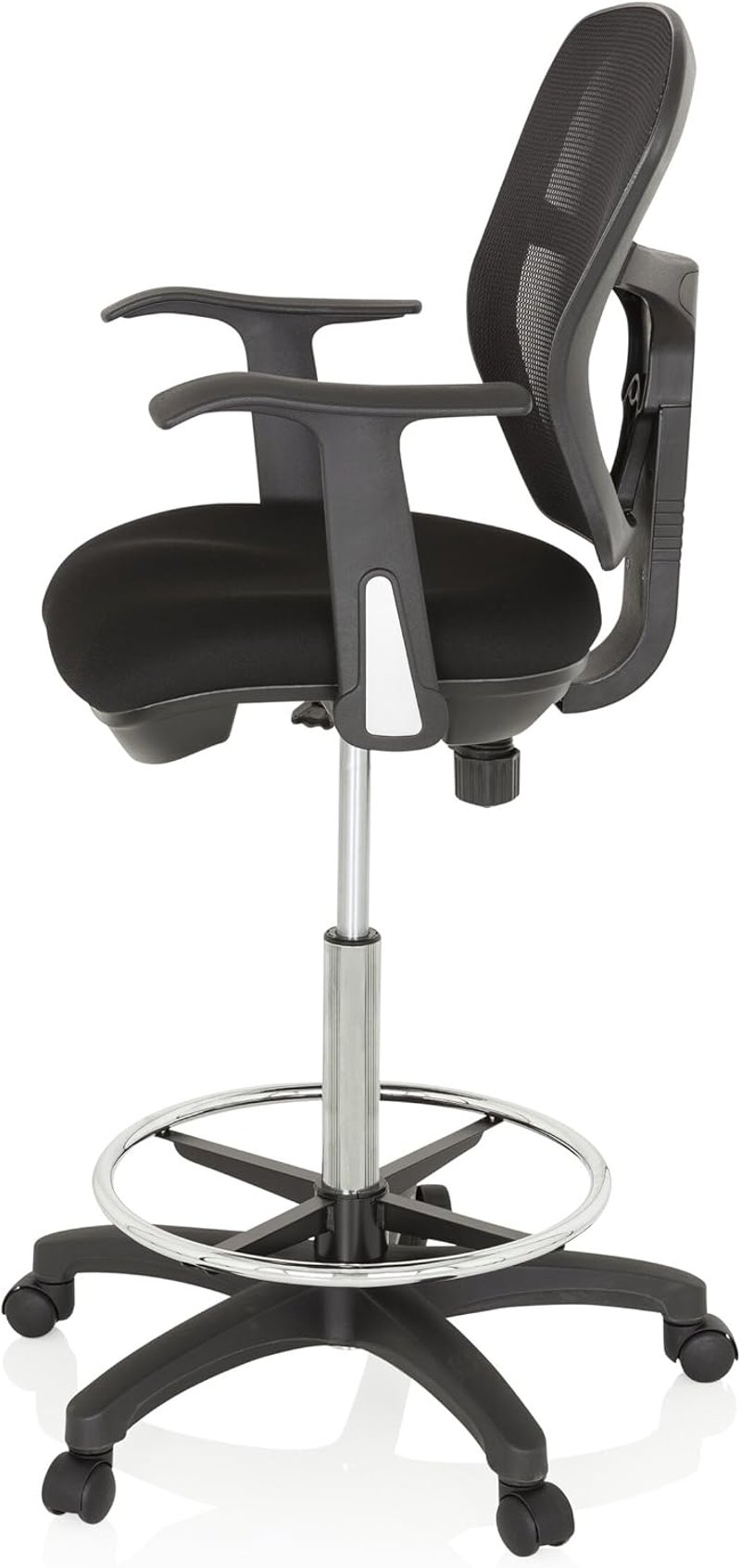 hjh OFFICE TOP WORK 108 Ergonomikus Forgószék Hálós Irodai Szék Magasságállítható - Black