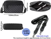 Hjkiopc Férfi Messenger Táska Vintage Crossbody Vízálló Üzleti Válltáska Utazáshoz 5