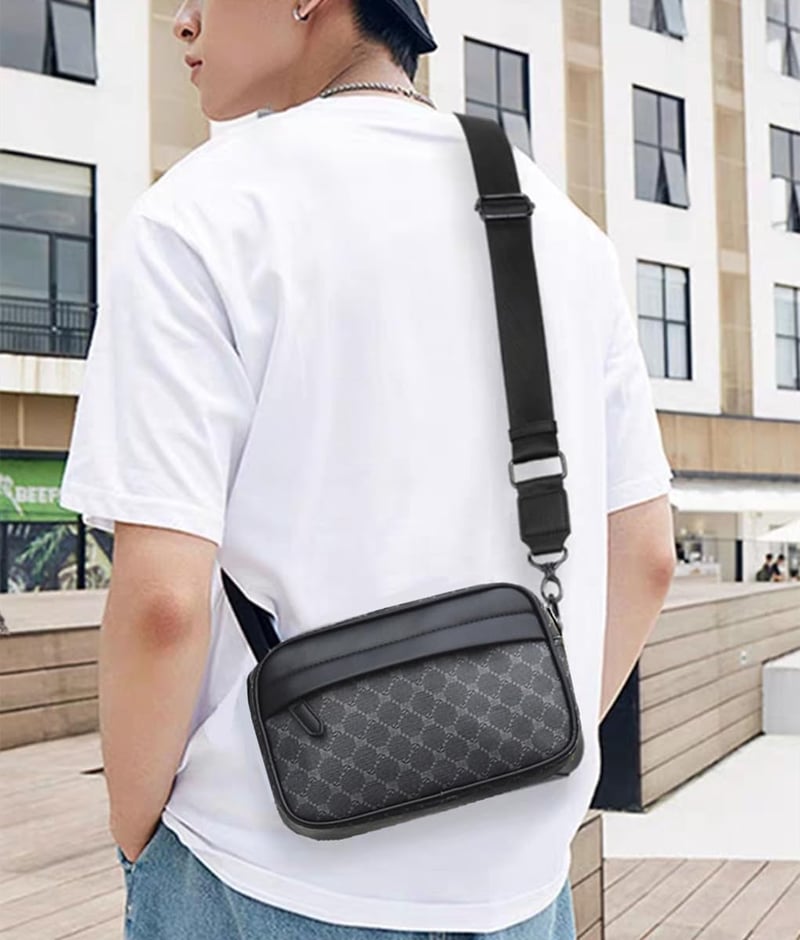 Hjkiopc Férfi Messenger Táska Vintage Crossbody Vízálló Üzleti Válltáska Utazáshoz