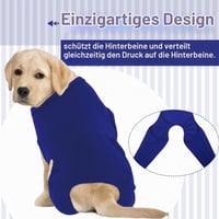 Costum postoperator pentru câini Hjyokuso 3XL - Protecție după operația la picior, împotriva linsului și mușcatului, pentru prevenirea infectării plăgilor 7