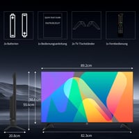 HKC H40Q1F-NS 40-palcový (100 cm) Full HD LED televízor – Triple Tuner, Dolby Audio, HDMI, USB, CI/CI+, hotelový režim 6