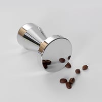 HKzzy Espresso Tamper 58 mm, nerezové utláčadlo na kávu, barista nástroj 5