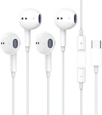 Hlshing USB-C vezetékes fülhallgató mikrofonnal és hangerőszabályzóval - 2 db 10