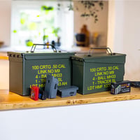 HMF 70011 Kutija za streljivo, US Ammo Box, metalna kutija za pohranu, 30 x 19 x 15,5 cm, zelena 7