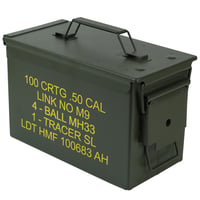 HMF 70011 Kutija za streljivo, US Ammo Box, metalna kutija za pohranu, 30 x 19 x 15,5 cm, zelena 1