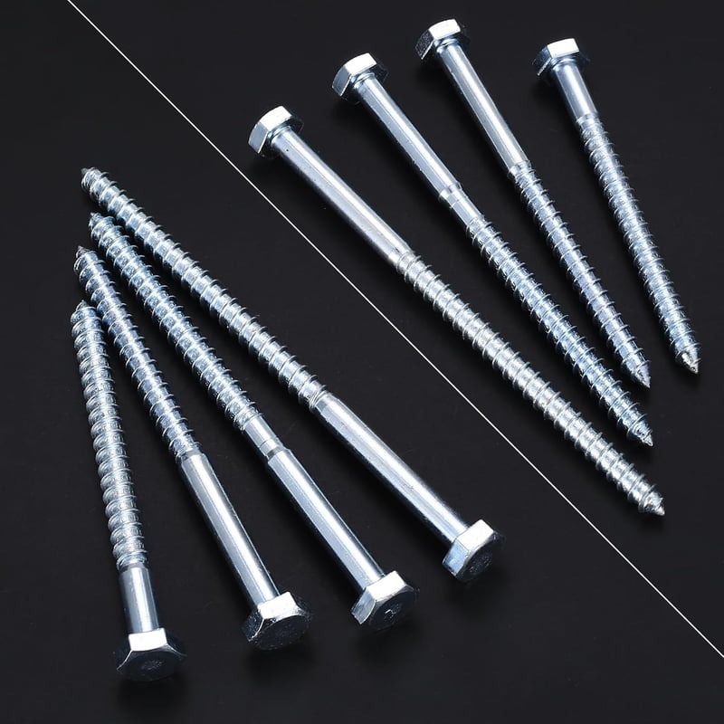 Hmkesoteric M10 Hatszögfejű Fa Csavar 10x120mm Horganyzott 10db Alátéttel